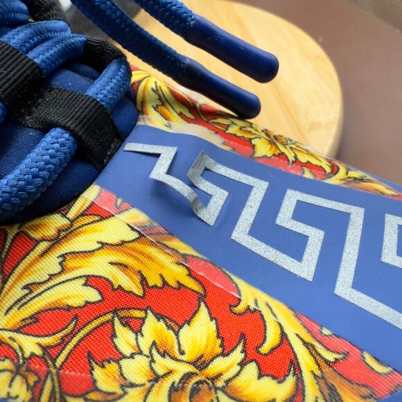 Versace Cross Chainer Blue Multi Men’s Size 42EU/9US - Picture 11 of 12